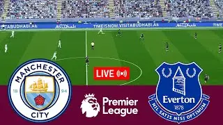 [LIVE] Manchester City vs Everton Premier League 24/25 Full Match - Video Game Simulation