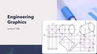 Projection of Solids| SOLVED QUESTION| Engineering Graphics - Lecture 14b