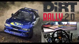 JUMPING IN FINNLAND - DIRT RALLY 2.0 (POV) - Subaru Impreza S4 WRC - Full Motion Simracing Simulator