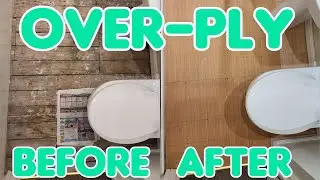 How to Ply Over a Bathroom Floor for Vinyl Flooring