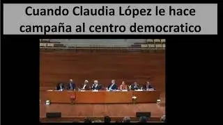 Cuando claudia lopez reconoce la valentia de Alvaro Uribe Velez