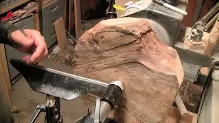 Beauty Under This Cracked  English Walnut  Wood Turning