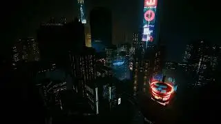 cyberpunk 2077 | night city background