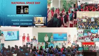 NATIONAL SPACE DAY CELEBRATION, EMRS GADHIYA,BASTAR 🚀🚀🚀🇮🇳🇮🇳👩‍🚀👩‍🚀👩‍🚀🫡🫡🫡🫡