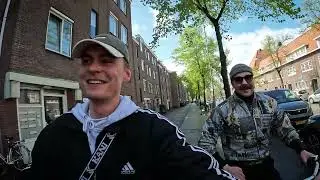 Cycling Through The Streets Of Amsterdam - VLOG