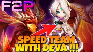 DEVA - DRAGON ABYSS HARD SPEED TEAM !!! DB ABYSS DEVA SUMMONERS WAR