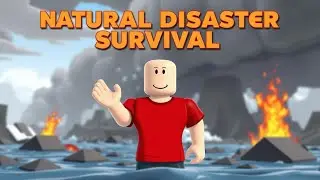 Играю в игру Natural Disaster Survival (Игра в Роблокс)