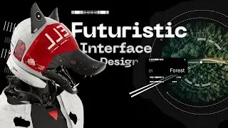 Futuristic Interface Design in Figma [Web Design Speed Art]