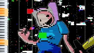 Pibby x Finn on the piano (Come Learn With Pibby x FNF Concept mod)