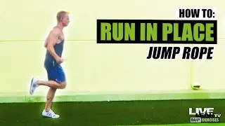 How To Do A RUN IN PLACE JUMP ROPE | Exercise Demonstration Video and Guide