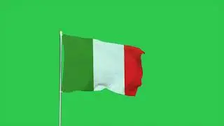 Italian flag video green screen video free download no copyright