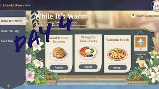 Genshin Impact - Food Delivery Day 4 Walkthrough guide
