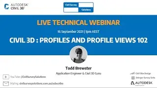 Webinar: Civil 3D Profiles & Profile Views 102