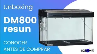 🤔 unboxing 📝 acuario dm800 resun  descripción y como armar / ficha técnica 👈