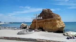 Одесса. Пляж, море в мае. 2020.