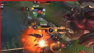 AATROX BARON GAMEPLAY IN SEASON 8 (BUILD&RUNE) ~wildrift