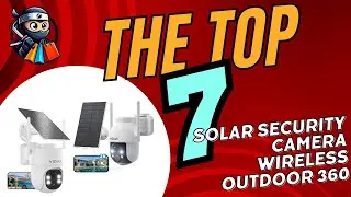 🌞 📹 Top 7 Solar Security Camera Wireless Outdoor 360 of 2024 🌞 📹