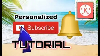 HOW TO MAKE AN ANIMATED SUBSCRIBE BUTTON / KINEMASTER TUTORIAL
