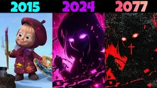 Masha Ultrafunk 2015 vs 2024 vs 2077 Different years