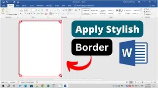 How to apply stylish and beautiful border in MS Word | Complete tutorial