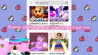 Roblox | Playing Fake Adopt Me Games |