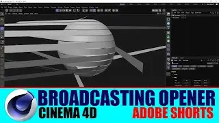 Broadcasting Opener Technique || Cinema 4D || Adobe Shorts