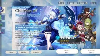 Furina Banner opening|Can i get her in 51 wish| 
