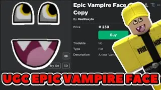 Roblox UGC Epic Vampire Face *250 Robux*