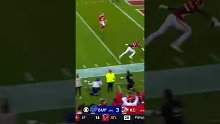 Chiefs blitzing and Josh Allen throws a dime to Gabriel Davis