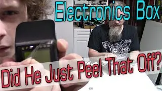 Electronics Resell Box:  Did He Just Peel That Off?