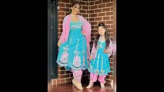 Punjabi Mother and daughter matching suits designs ||| Punjabi Matching suits 2022