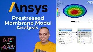 ANSYS Tutorial: Prestressed Membrane Modal Analysis 🎯