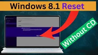 Without CD Windows 8.1 Ko Reset Kaise Kare |  How to reset Windows 8.1 to factory settings