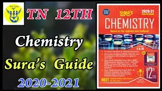 12th Std Chemistry English medium Sura Guide 2020-2021|(sample guide)