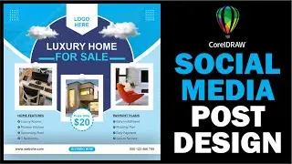 Creative Social Media Post Design 2024 | CorelDraw Tutorial