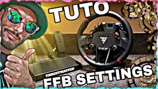 ALL ABOUT THE T598 THRUSHMASTER STEERING WHEEL SETTINGS