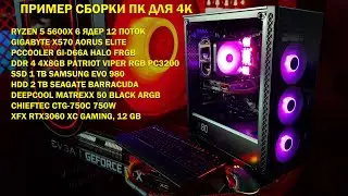 Пример сборки ПК для 4К на базе процессора Ryzen 5 5600X и RTX3060