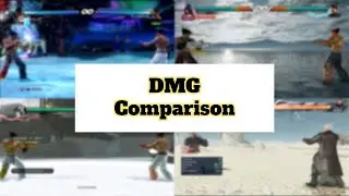 Jin's Basic Combo Dmg Comparison (Through TEKKEN Series)