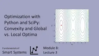 Optimization with Python and SciPy: Convexity and Global vs. Local Optima