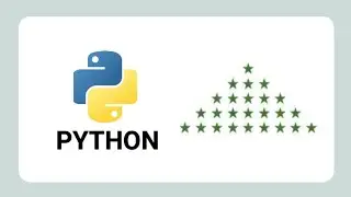 Python Pattern Programs - Printing Stars '*' in Pyramid Shape || Python Pattern Programs
