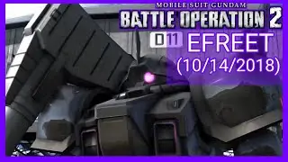 Moblie Suit: Gundam Battle Operation 2 - Efreet (10/14/2018)
