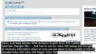 Vin check free app   it is a usbased free vin decoder service  where you can check out the