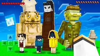 😱 LITTLE NIGHTMARES MOD no MINECRAFT PE!