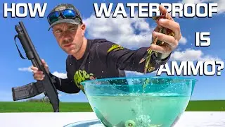 How Water Proof is Live Ammo?? (Submerged For a MONTH)