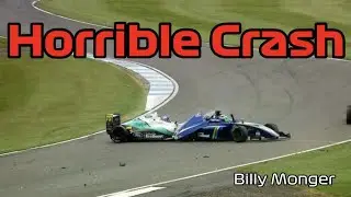 Billy Monger Horrific Crash - Donnington Park 2017 | Formula 4