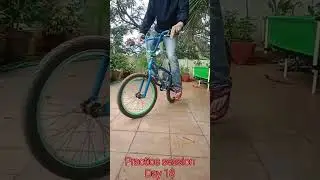 BMX backwards | BMX practice session | BMX stunt