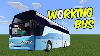 How to Build a Working Bus in Minecraft