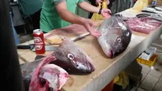 Split morning fish market