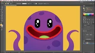 Tutorial Básico de Adobe Illustrator- Crea un monstruo usando stroke tool
