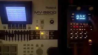 My first beat on the Roland MV8800 • SP404mk2 FX • sample by Chris Keys • phdirac
